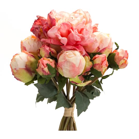 Pink Peony Bouquet Set